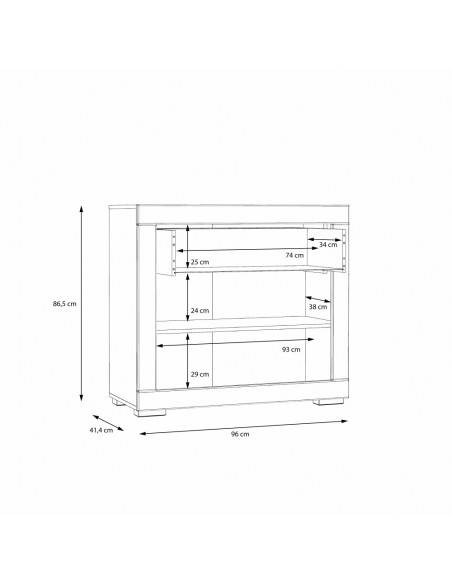 Komoda Snow Komoda Snow