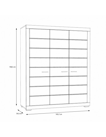 Szafa ubraniowa Snow