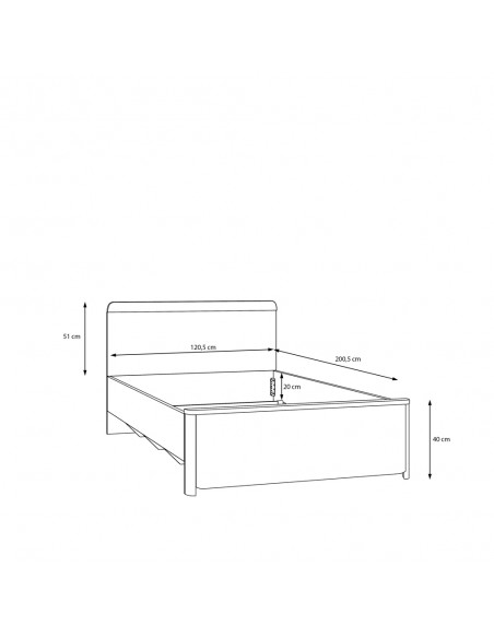 Łóżko młodzieżowe 120 Surfinio