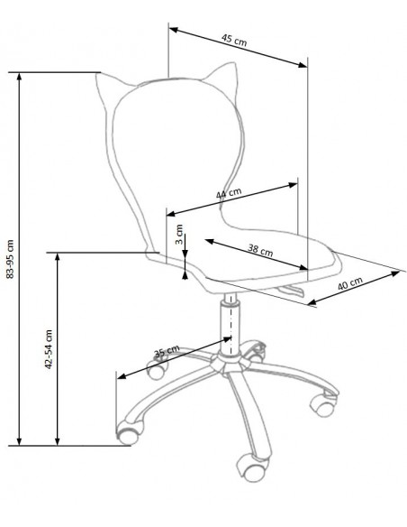 Fotel obrotowy Kitty 2 Fotel obrotowy Kitty 2