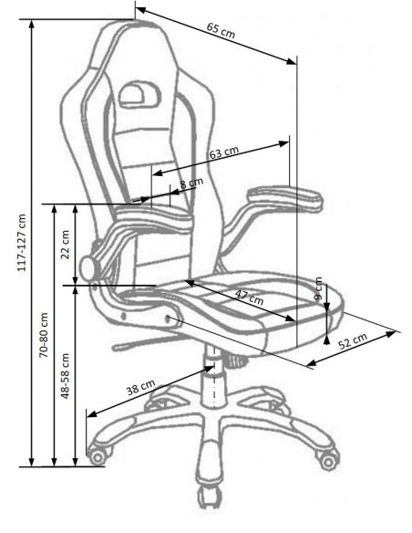Fotel obrotowy Lotuso