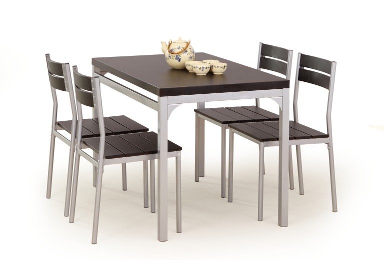 Zestaw stół + 4 krzesła Malcolm