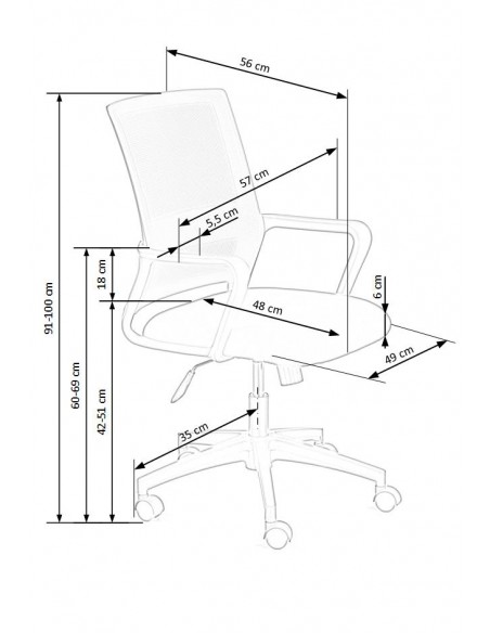 Fotel obrotowy Mauroo Fotel obrotowy Mauroo