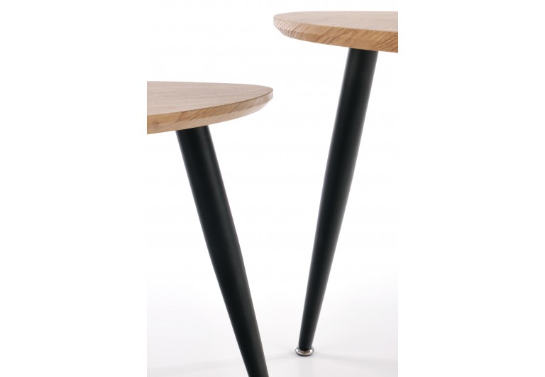 Zestaw 2 ław okrągłych Nicea 2