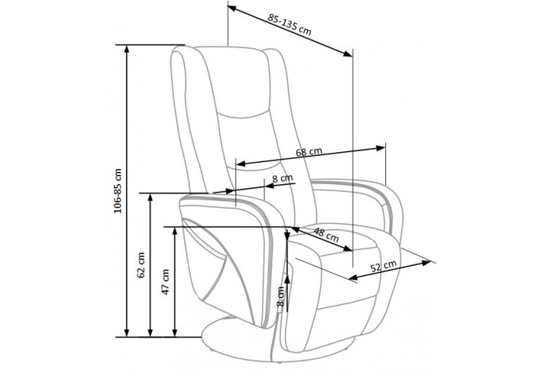 Fotel wypoczynkowy Pulsar 2