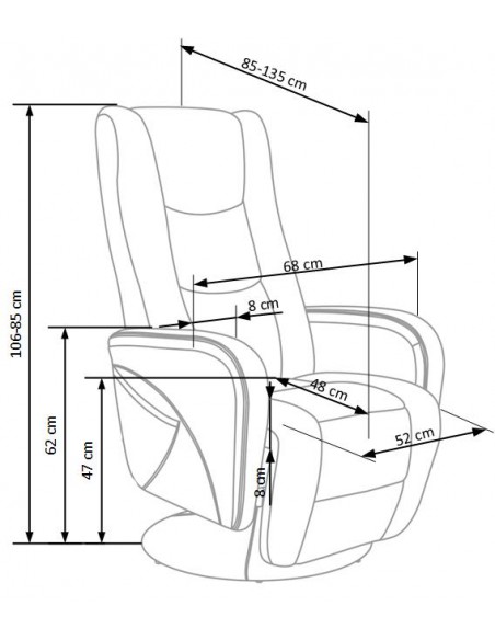 Fotel wypoczynkowy Pulsar 2