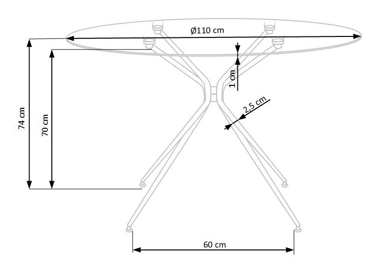 Stół okrągły Rondo