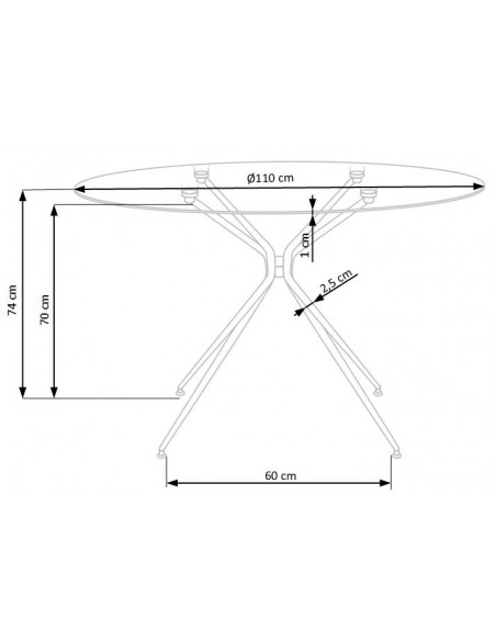 Stół okrągły Rondo