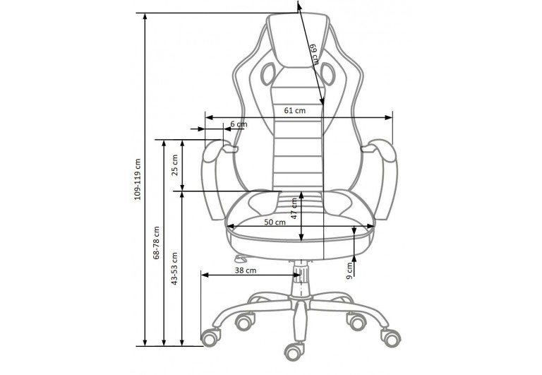 Fotel obrotowy Scroll
