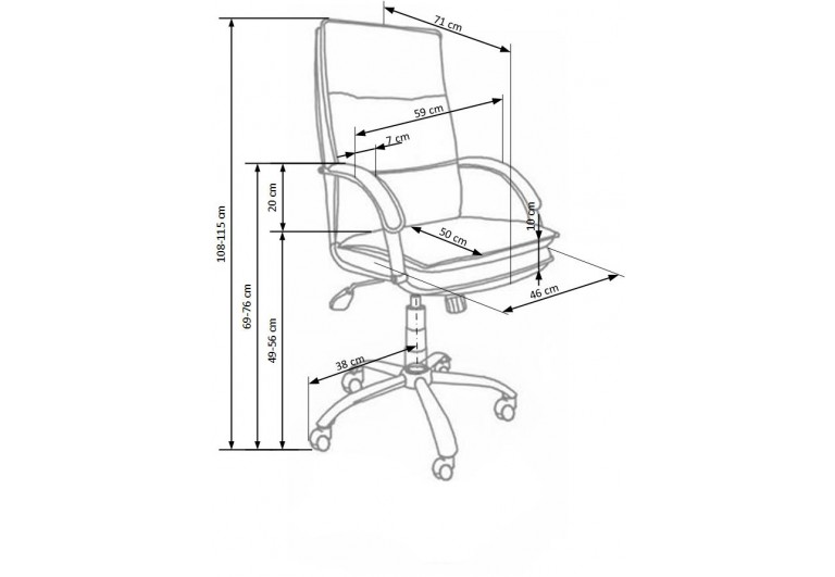Fotel obrotowy Stanley