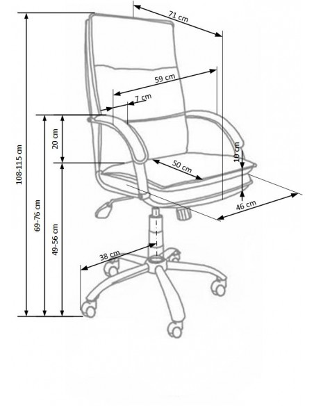 Fotel obrotowy Stanley