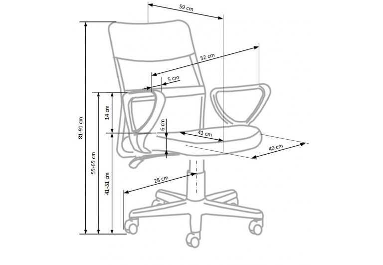 Fotel obrotowy Timmy