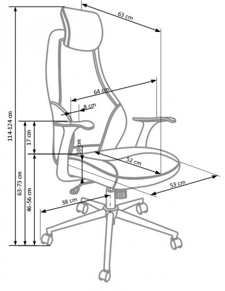 Fotel obrotowy Torino