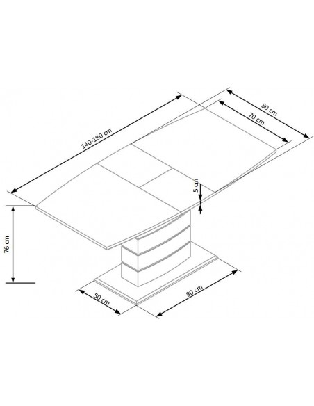 Stół rozkładany 140-180 Toronto