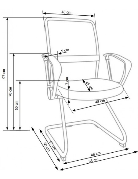 Fotel obrotowy Vire Skid