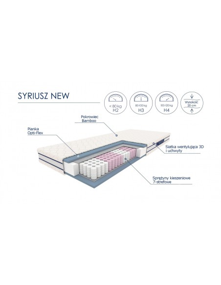 Materac Syriusz 120x200