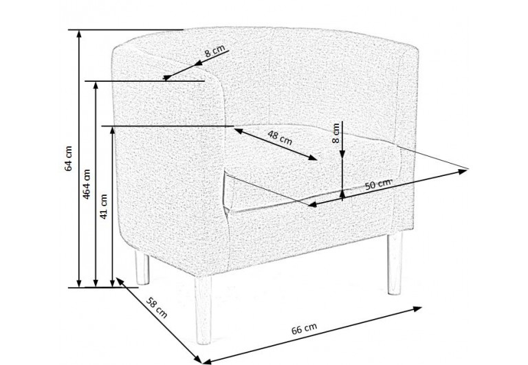 Fotel wypoczynkowy Clubby