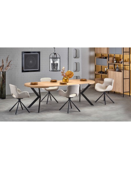 Stół okrągły rozkładany 100-250 Peroni 