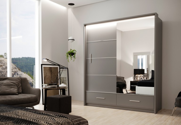 Szafa przesuwna Marsylia 203 Mat