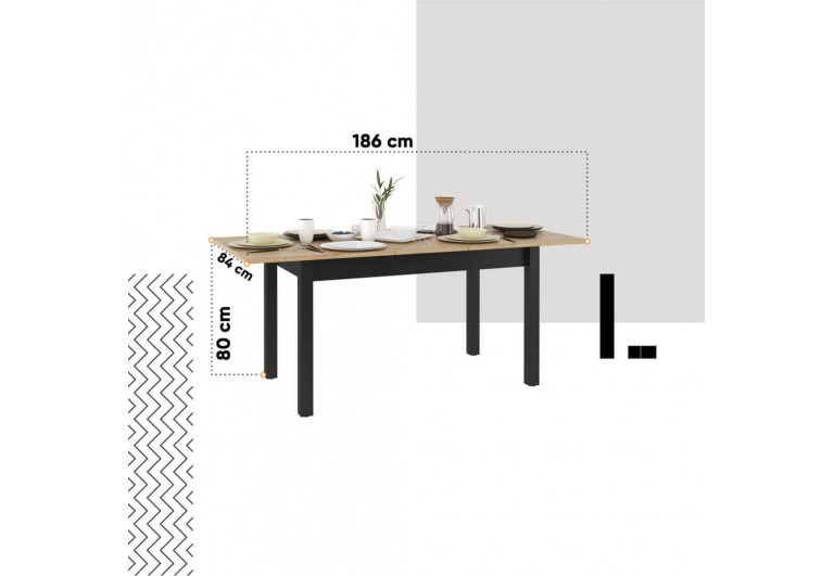 Stół 146-186 Quant QA-10