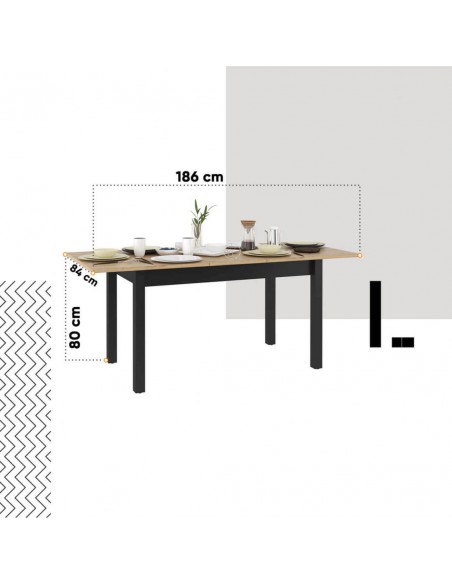 Stół 146-186 Quant QA-10