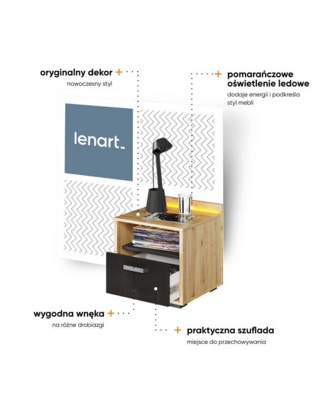 Szafka nocna Qubic QB-10