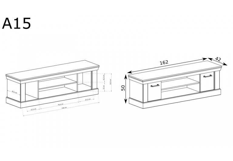 Szafka RTV Antica A-15