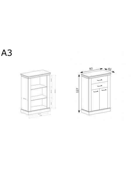 Komoda Antica A-3 Komoda Antica A-3