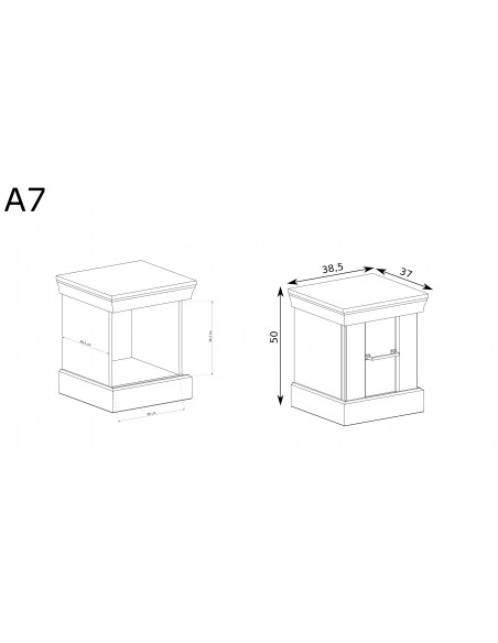 Szafka nocna Antica A-7