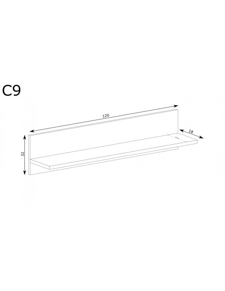 Półka Cali C-9