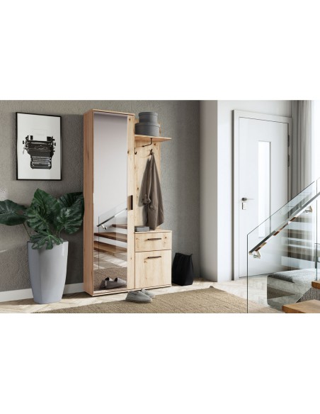 Garderoba z lustrem LUX