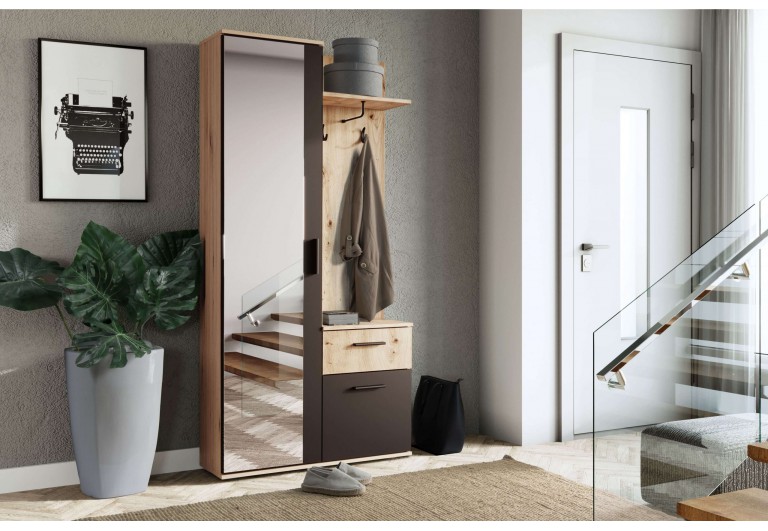 Garderoba z lustrem LUX