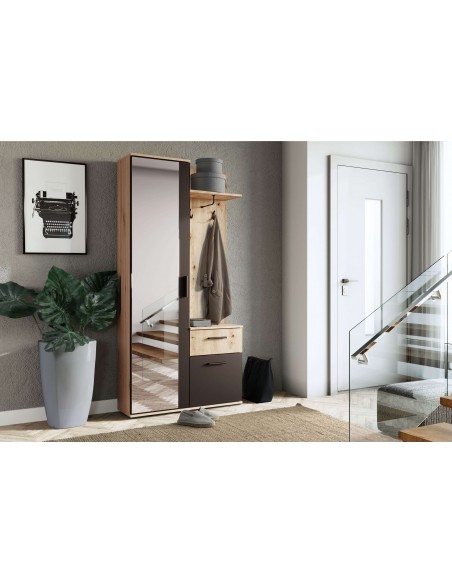 Garderoba z lustrem LUX