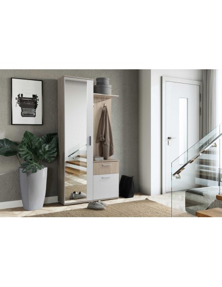 Garderoba z lustrem LUX
