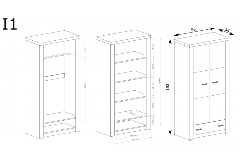 Szafa Indianapolis I-1