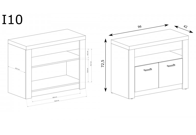 Szafka RTV Indianapolis I-10