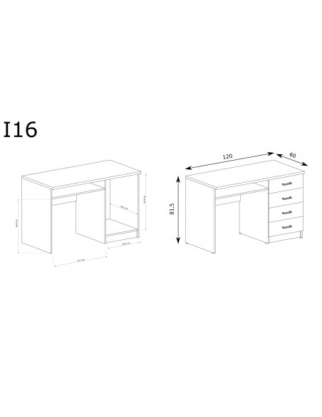 Biurko Indianapolis I-16