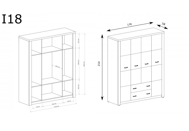 Szafa Indianapolis I-18