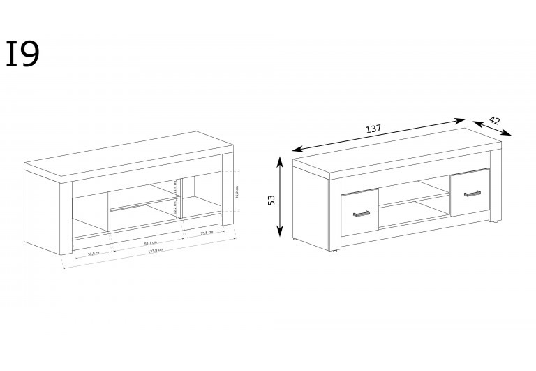 Szafka RTV Indianapolis I-9