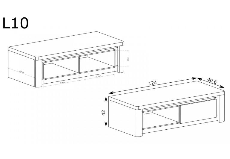 Szafka RTV Livinio L-10