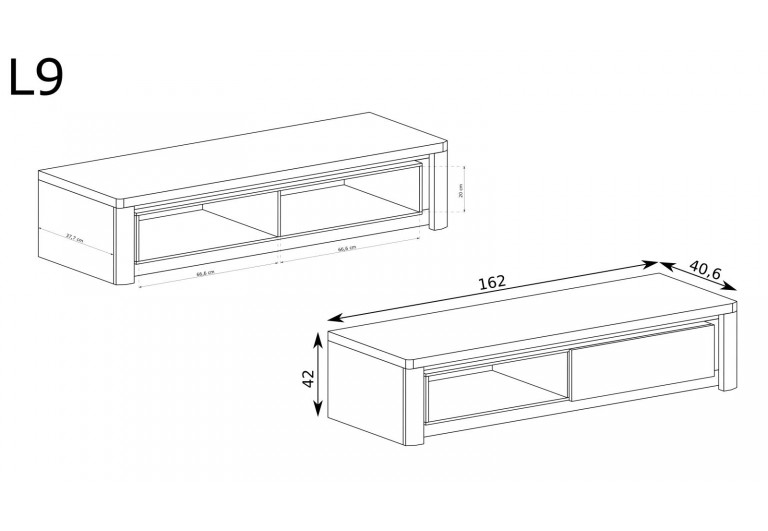 Szafka RTV Livinio L-9