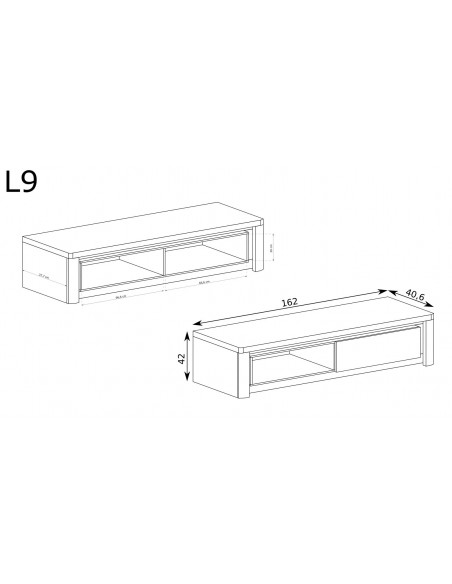 Szafka RTV Livinio L-9