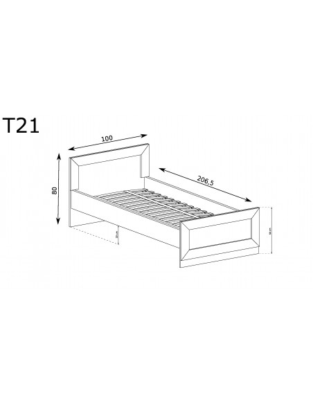 Łóżko 90 Tadeusz T-21