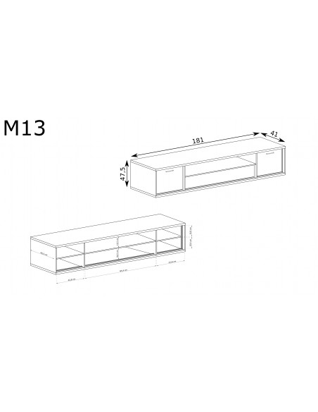 Szafka RTV Mediolan M-13