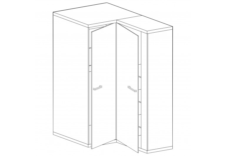 Szafa narożna Mediolan M-14