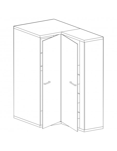 Szafa narożna Mediolan M-14