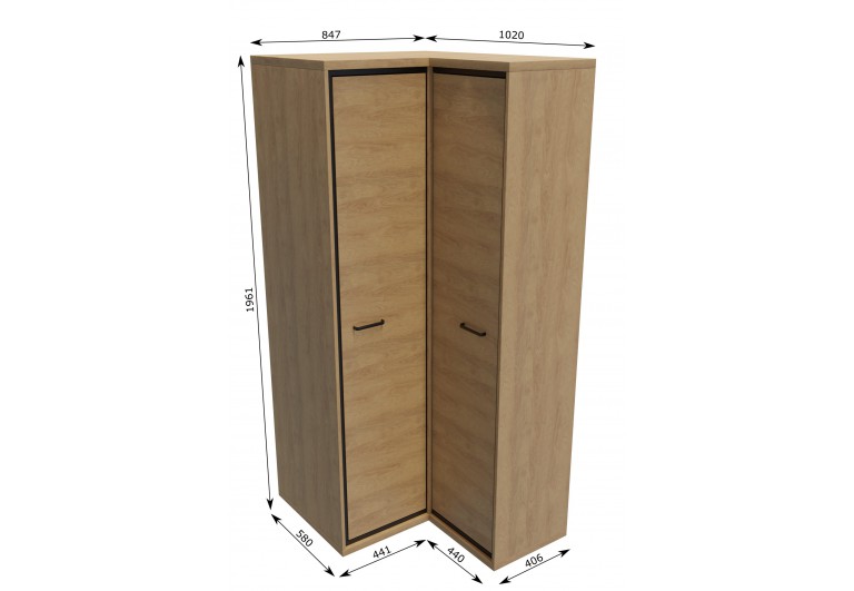 Szafa narożna Mediolan M-14