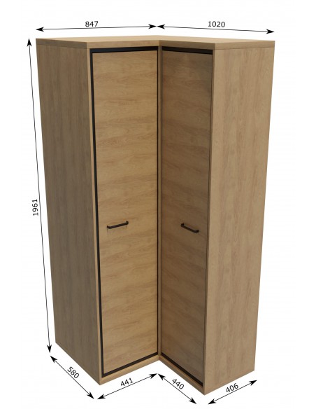 Szafa narożna Mediolan M-14