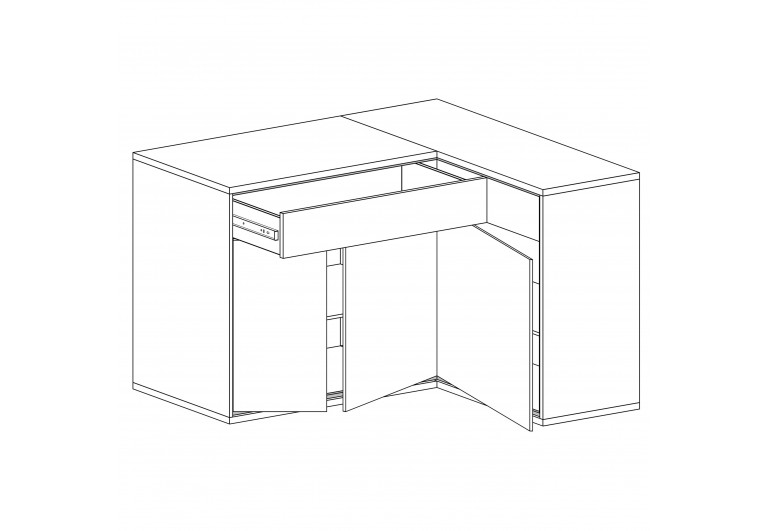 Komoda narożna Mediolan M-15