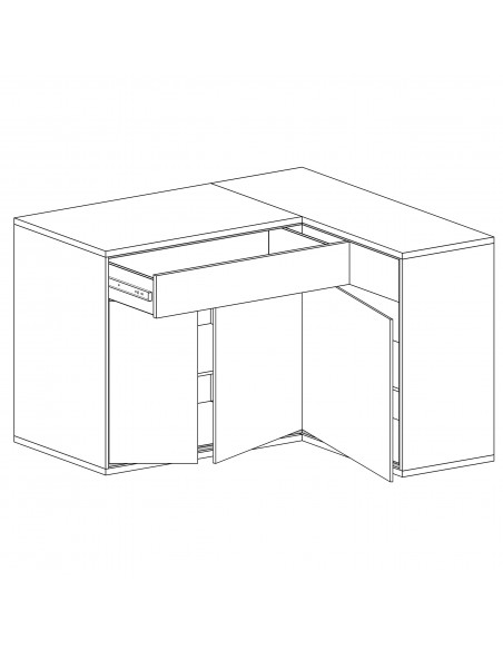 Komoda narożna Mediolan M-15